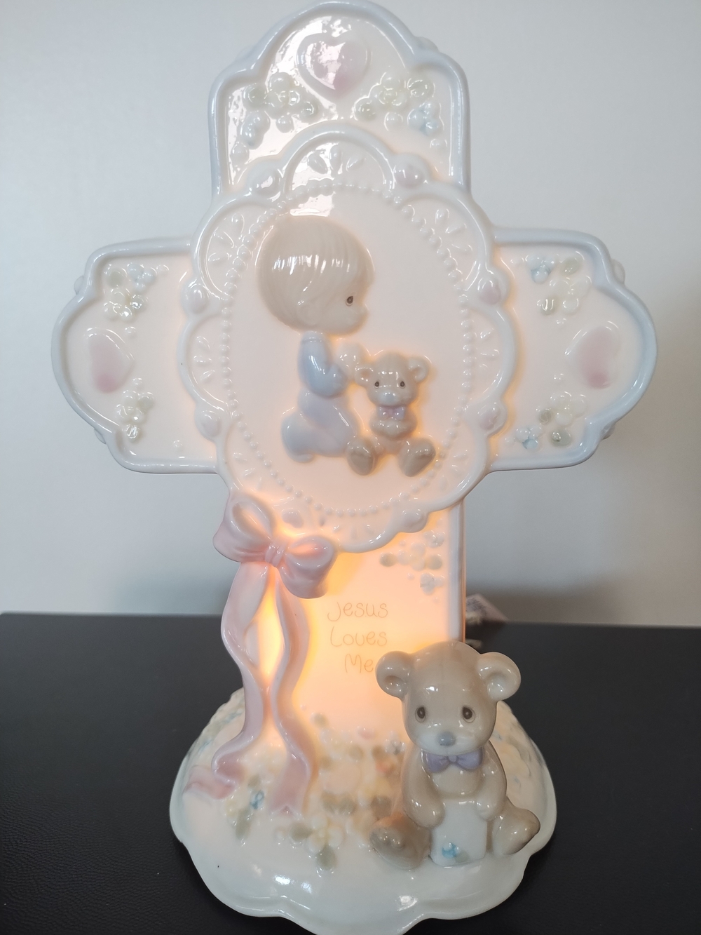 Precious Moments White Ceramic Night Light